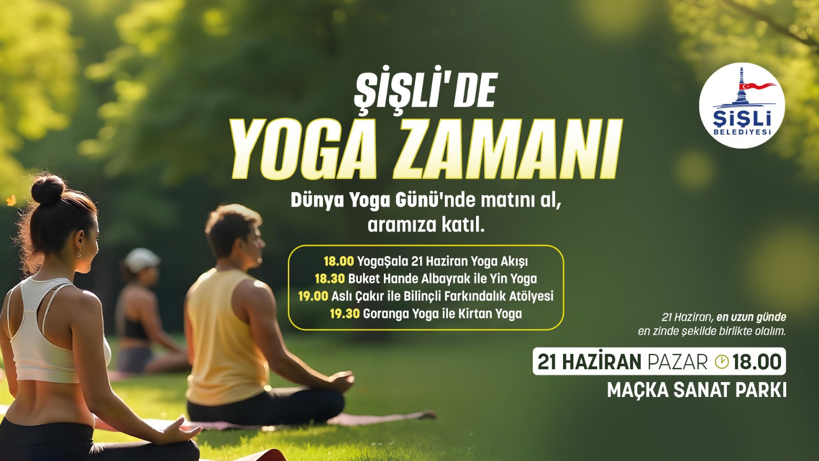 ŞİŞLİ'DE YOGA ZAMANI