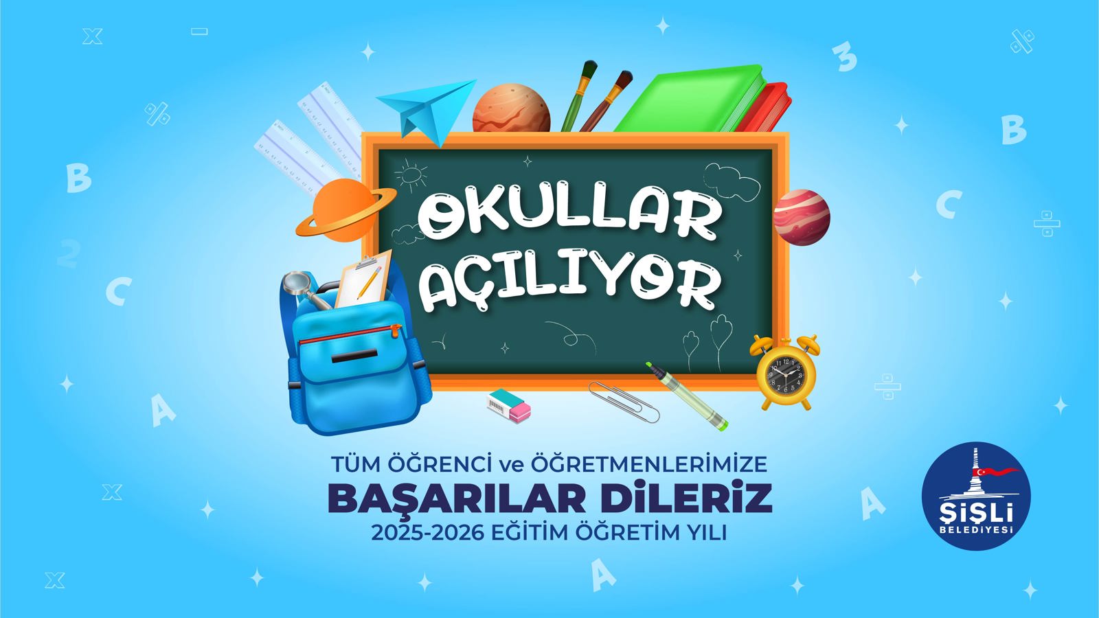 TÜM ÖĞRENCİ VE ÖĞRETMENLERİMİZE BAŞARILAR DİLERİZ