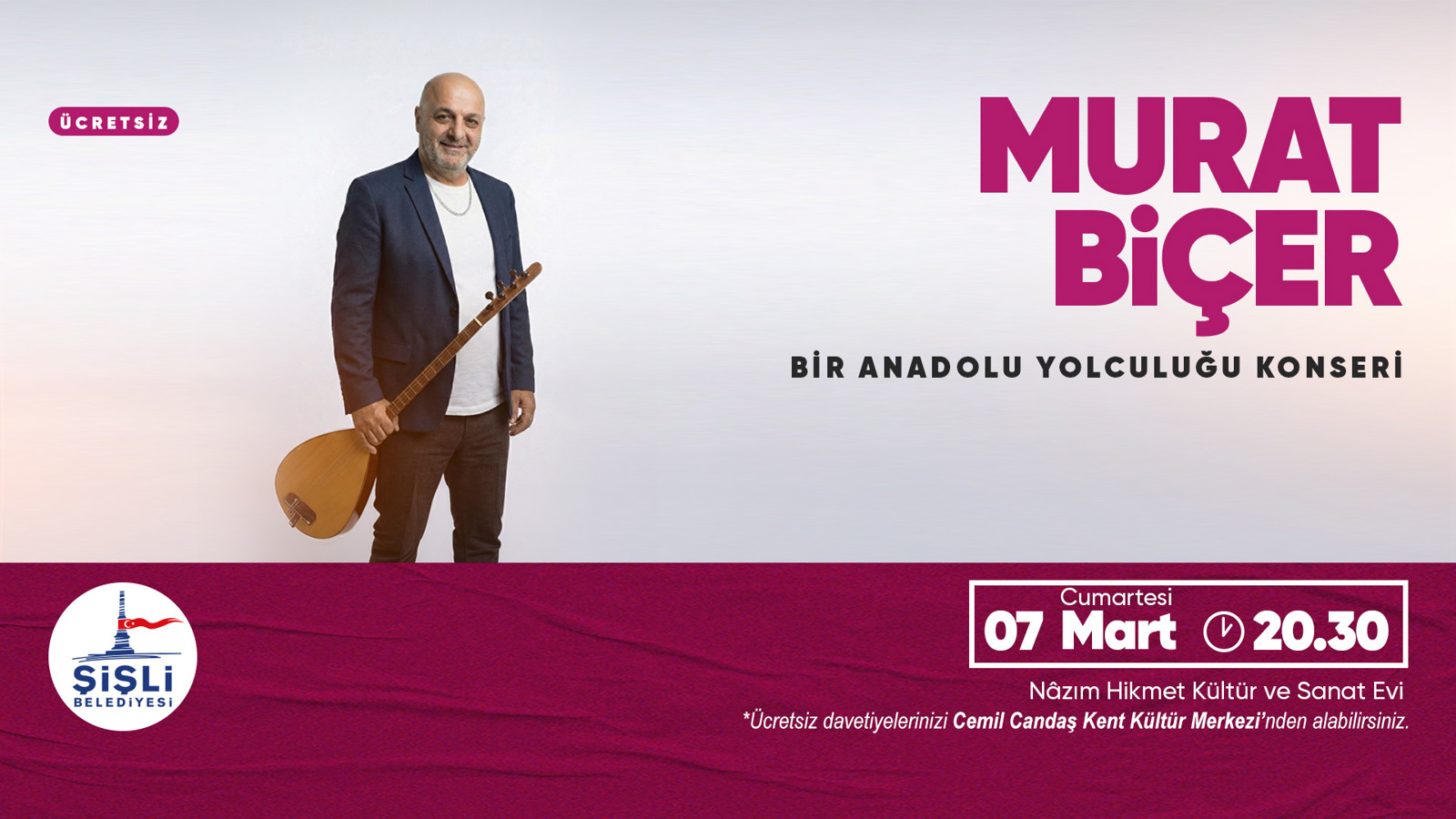 "MURAT BİÇER" BİR ANADOLU YOLCULUĞU KONSERİ