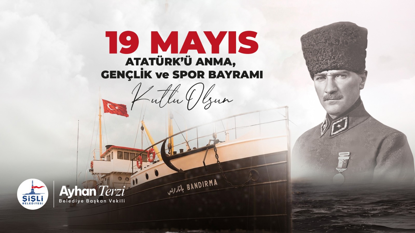19 MAYIS ATATÜRK'Ü ANMA,GENÇLİK VE SPOR BAYRAMI KUTLU OLSUN