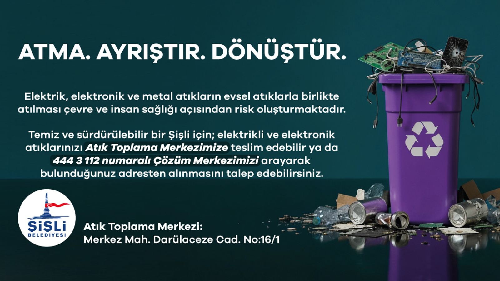 ATMA. AYRIŞTIR. DÖNÜŞTÜR.