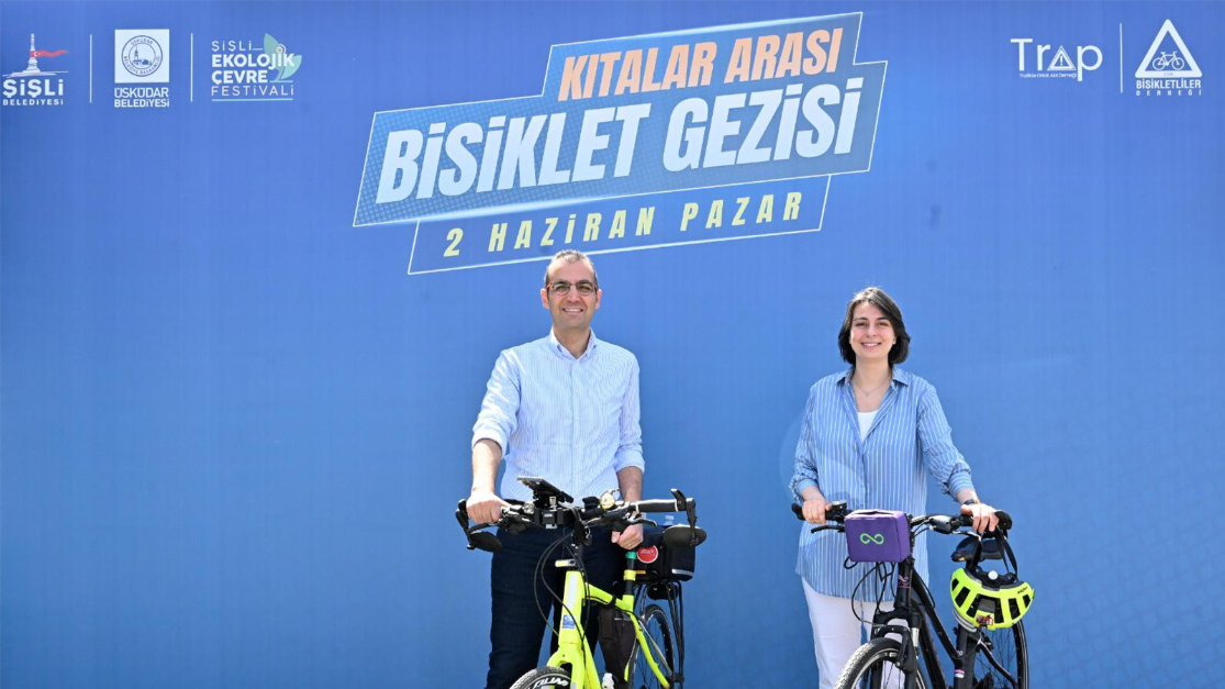 ÇEVRE DOSTU BİR YAŞAM İÇİN ŞİŞLİ’DEN ÜSKÜDAR’A PEDAL ÇEVİRDİLER