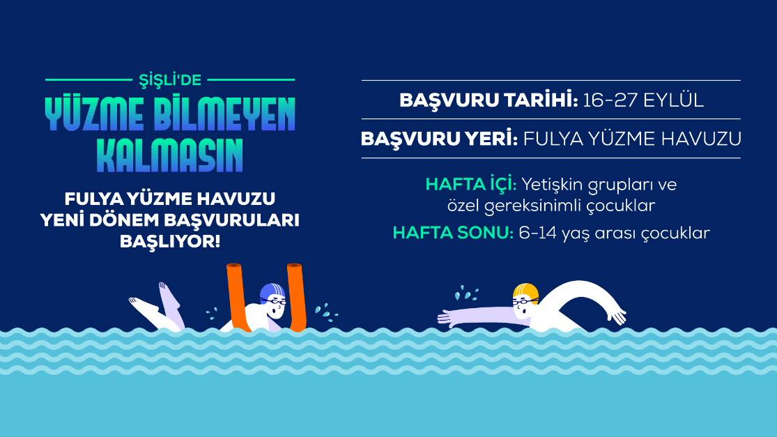 ŞİŞLİ'DE YÜZME BİLMEYEN KALMASIN!