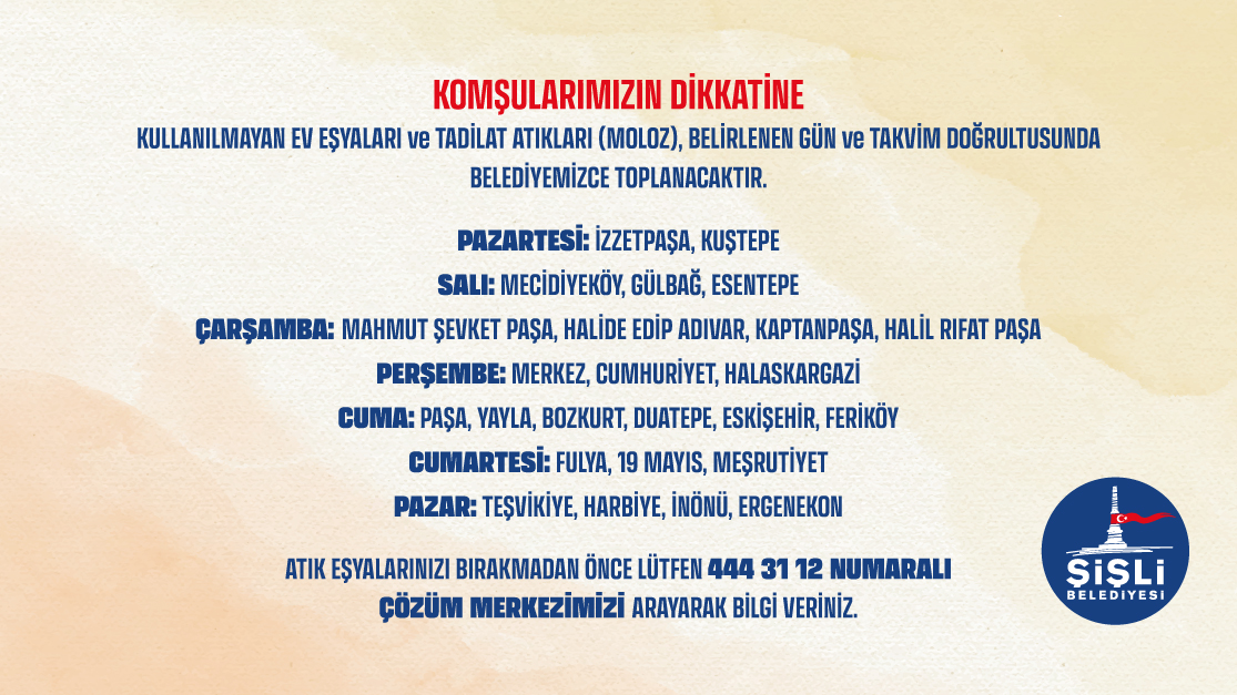 KOMŞULARIMIZIN DİKKATİNE