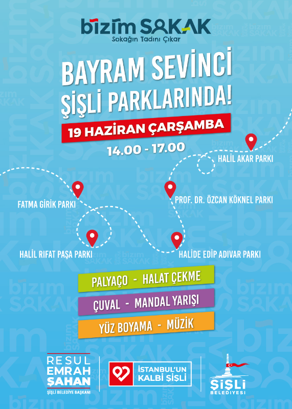 BAYRAM SEVİNCİ ŞİŞLİ PARKLARINDA